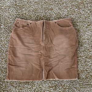 Fashion Bug Tan Mini Skirt